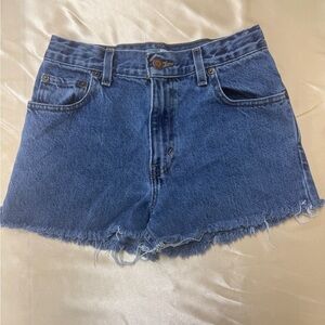 Levi Strauss Signature Loose Jean Shorts Girls Size 14